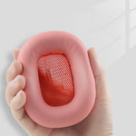 2 Stück Schaumstoff-Ohrpolster für AirPods Max, Proteinleder Hellgrau, Proteinleder Blau, Proteinleder Pink, Proteinleder Grün, Mesh Dunkelgrau, Mesh Hellgrau, Mesh Pink