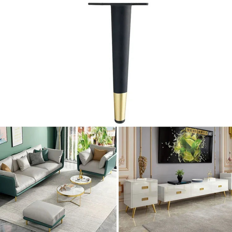 LH-ZT-0001 Konische Rundrohr-Möbelstützbeine, Stil: Gerader Kegel Höhe 10cm, Gerader Kegel Höhe 12cm, Gerader Kegel Höhe 15cm, Gerader Kegel Höhe 17cm, Gerader Kegel Höhe 20cm, Gerader Kegel Höhe 25cm, Gerader Kegel Höhe 30cm...