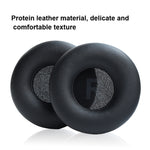 1 Paar Proteinleder-Schwamm-Ohrpolster für JBL T450 / Tune 600 / T500BT, Schwarz, Helllila, Meerblau