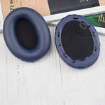 2 Stück PU-Leder-Ohrpolster für Sony WH-1000XM4, WH-1000XM4 (Schwarz ohne Schnalle), WH-1000XM4 (Schwarz + Schnalle), WH-1000XM4 (Grau + Schnalle), WH-1000XM4 (Champagner Gold + Schnalle), WH-1000XM4 (Blau + Schnalle)