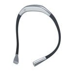 LED Hängende Nackenlampe Universeller Schlauch Augenschutz Leselicht, Weltraumsilber, Elegantes Schwarz