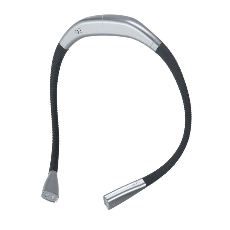 LED Hängende Nackenlampe Universeller Schlauch Augenschutz Leselicht, Weltraumsilber, Elegantes Schwarz
