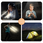 LED Hängende Nackenlampe Universeller Schlauch Augenschutz Leselicht, Weltraumsilber, Elegantes Schwarz
