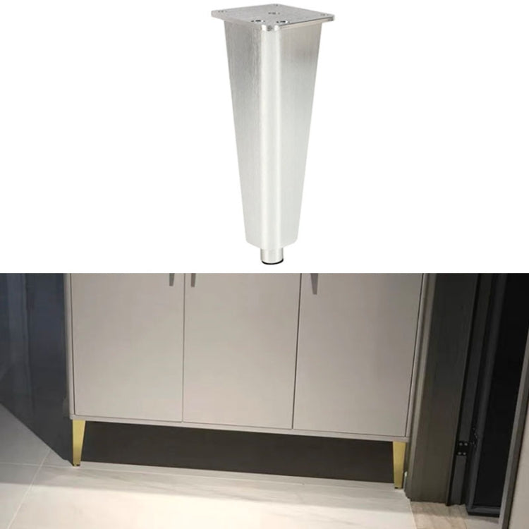 Verstellbare Möbelstandfüße komplett aus Aluminium, Höhe: 8cm, 10cm, 12cm, 15cm, 18cm, 20cm, 23cm, 25cm, 27cm, 30cm, 33cm, 35cm