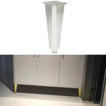 Verstellbare Möbelstandfüße komplett aus Aluminium, Höhe: 8cm, 10cm, 12cm, 15cm, 18cm, 20cm, 23cm, 25cm, 27cm, 30cm, 33cm, 35cm