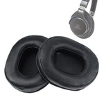 2 Stück Schwamm-Ohrpolster für Audio-Technica ATH-M50 / M40 / M50X / MSR7, Schafsleder-Schwarz, Ziegenleder-Braun, Schafsleder-Khaki, Ziegenleder-Schwarz