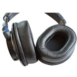 1 Paar Headset-Ohrpolster für Audio-Technica ATH-M50X/M30X/M40X/M20X, Spezifikation:, Schwarz-Flausch, Braun-Flausch, Schwarz-Proteinhaut, Braun-Proteinhaut, Schwarz-Netz, Schwarz-Eisgel, Braun-Dickes Lammfell