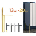 LH-D012-01 Zylindrische Möbelfüße aus Metall, Höhe: 13cm, 15cm, 18cm, 20cm