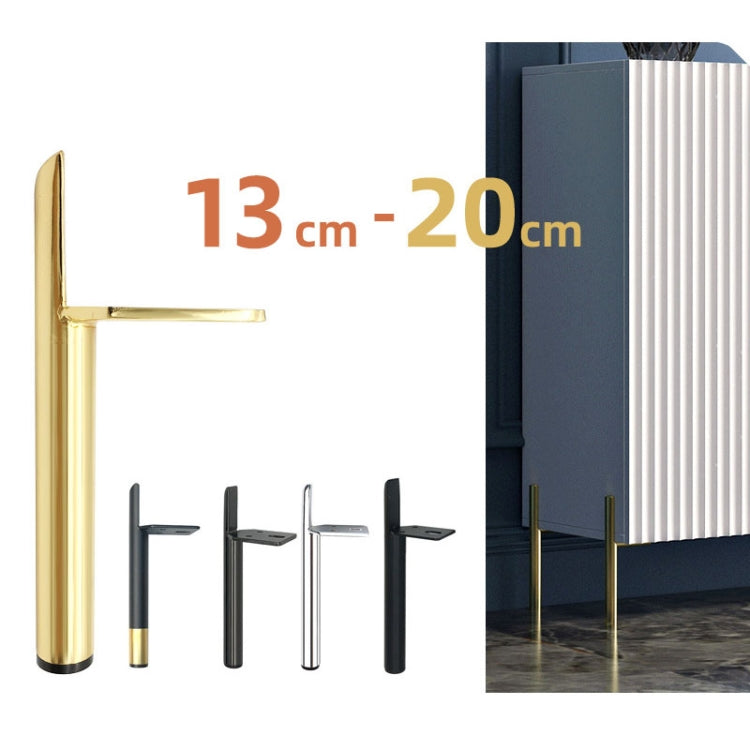 LH-D012-01 Zylindrische Möbelfüße aus Metall, Höhe: 13cm, 15cm, 18cm, 20cm