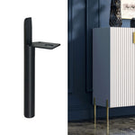 LH-D012-01 Zylindrische Möbelfüße aus Metall, Höhe: 13cm, 15cm, 18cm, 20cm