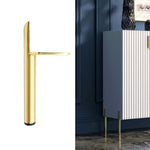 LH-D012-01 Zylindrische Möbelfüße aus Metall, Höhe: 13cm, 15cm, 18cm, 20cm