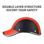 BSDDP A0322 Sommer Halbhelm Leichter Sicherheitshelm, BSDDP A0322 (Schwarz), BSDDP A0322 (Blau), BSDDP A0322 (Rot), BSDDP A0322 (Orange), BSDDP A0322 (Schwarzes Gitter)