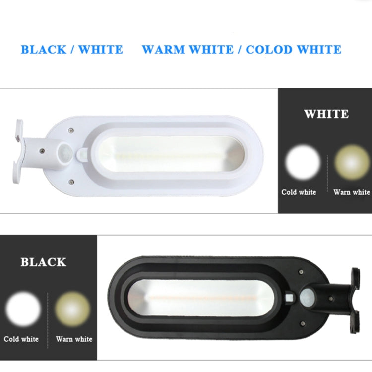 DS018 Solar-Wandleuchte für den Außenbereich, Garten-Induktions-Straßenlaterne, weißes Gehäuse weißes Licht, weißes Gehäuse warmes Licht, schwarzes Gehäuse weißes Licht, schwarzes Gehäuse warmes Licht