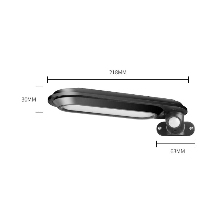 DS018 Solar-Wandleuchte für den Außenbereich, Garten-Induktions-Straßenlaterne, weißes Gehäuse weißes Licht, weißes Gehäuse warmes Licht, schwarzes Gehäuse weißes Licht, schwarzes Gehäuse warmes Licht
