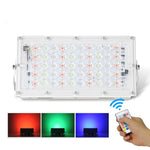 50W LED RGB wasserdichter ultraleichter Außenstrahler mit Fernbedienung