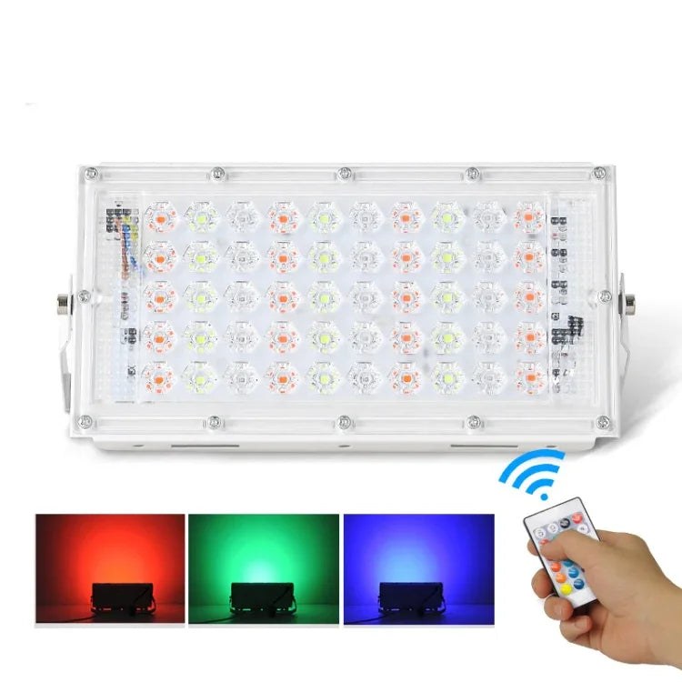50W LED RGB wasserdichter ultraleichter Außenstrahler mit Fernbedienung