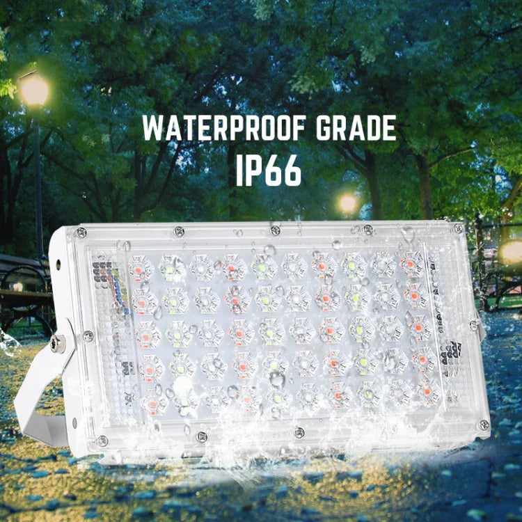 50W LED RGB wasserdichter ultraleichter Außenstrahler mit Fernbedienung