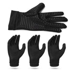 Kupferfaser-Druck-Sport-Fitness-Antirutschhandschuhe, Größe:, S, M, L