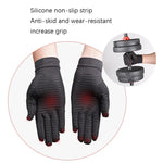 Kupferfaser-Druck-Sport-Fitness-Antirutschhandschuhe, Größe:, S, M, L