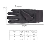 Kupferfaser-Druck-Sport-Fitness-Antirutschhandschuhe, Größe:, S, M, L