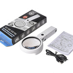 5X / 11X USB Aufladbare LED Licht Handlupe, 5X / 11X
