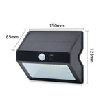 N770 48 LEDs Solar-Wandleuchte mit Bewegungssensor