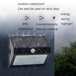 N770 48 LEDs Solar-Wandleuchte mit Bewegungssensor