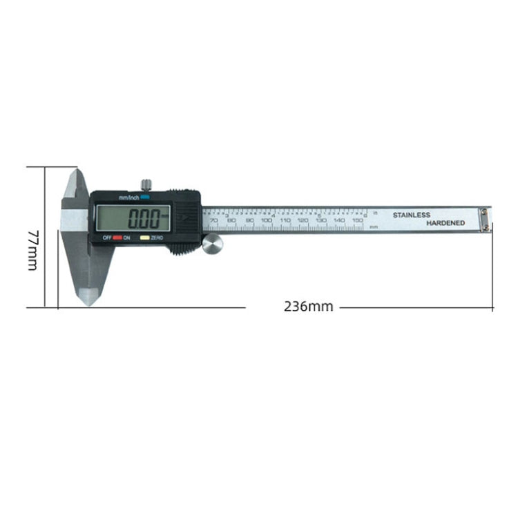 Edelstahl Elektronischer Digitaler Messschieber, 0-200mm, 0-300mm