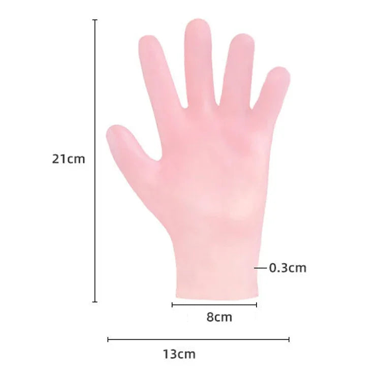 1 Paar wasserdichte, sonnenfeste Handschuhe, feuchtigkeitsspendend, gegen rissige Hände, Einheitsgröße