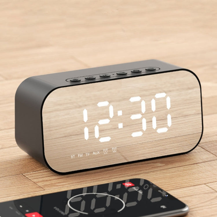 Havit M3 Subwoofer Mini Spiegellautsprecher Wecker Bluetooth-Lautsprecher, Spezifikationen:, 1200mAh (Schwarz), 1200mAh (Weiß)
