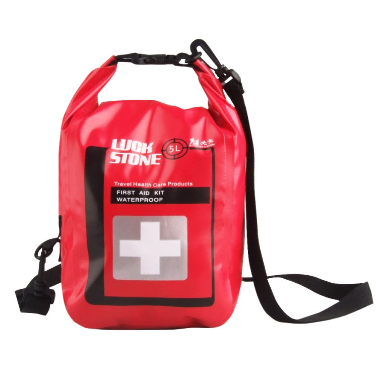 LUCKSTONE 5L Outdoor-Abenteuer Erste-Hilfe-Schultertasche, wasserdicht