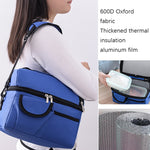 Double Insulation Bag Breast Milk Fresh Bag Bottle Mummy Bag, Mummy Bag(Black), Mummy Bag(Royal Blue), Mummy Bag(Rose Red), Mummy Bag(Red), Mummy Bag(Wine Red), Mummy Bag(Grey)