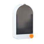 Wandmontierter Seifenhalter mit Deckel für Zuhause, Badezimmer, Weiß Grau, Weiß Orange, Pink Weiß, Grün Grau