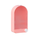 Wandmontierter Seifenhalter mit Deckel für Zuhause, Badezimmer, Weiß Grau, Weiß Orange, Pink Weiß, Grün Grau