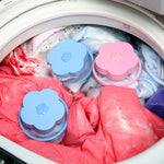10 Stück C2096 Waschmaschine schwimmender Materialfilterbeutel, blau, pink
