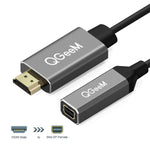 QGeeM QG-HD02 HDMI Einzel-zu-Mini DP Konverter