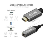 QGeeM QG-HD02 HDMI Einzel-zu-Mini DP Konverter