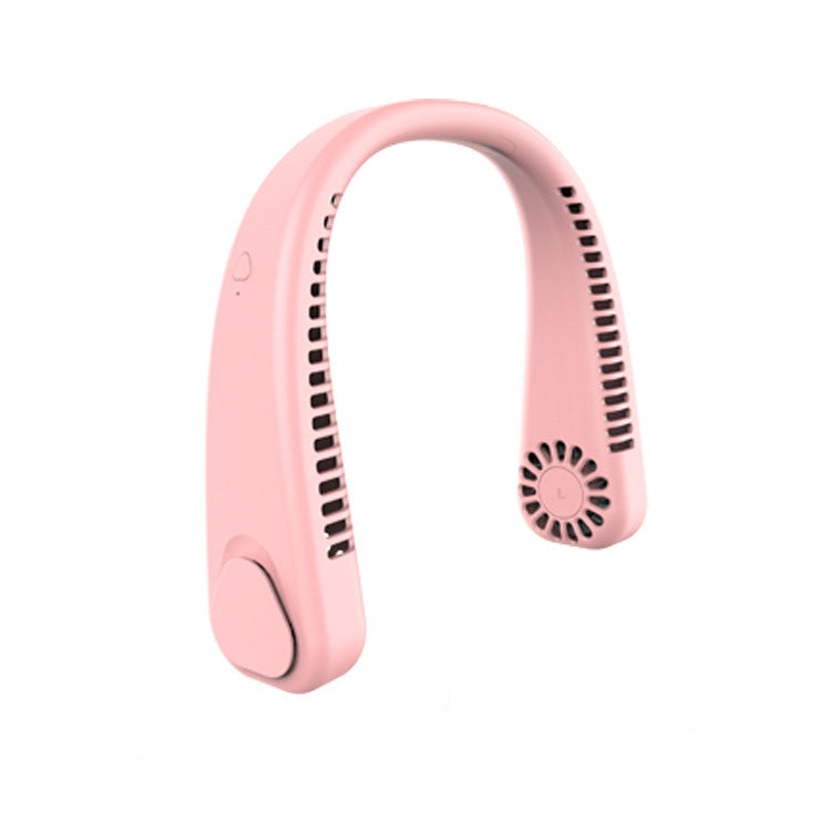F2 USB Outdoor tragbarer Halsventilator, Weiß, Pink, Blau, Grün