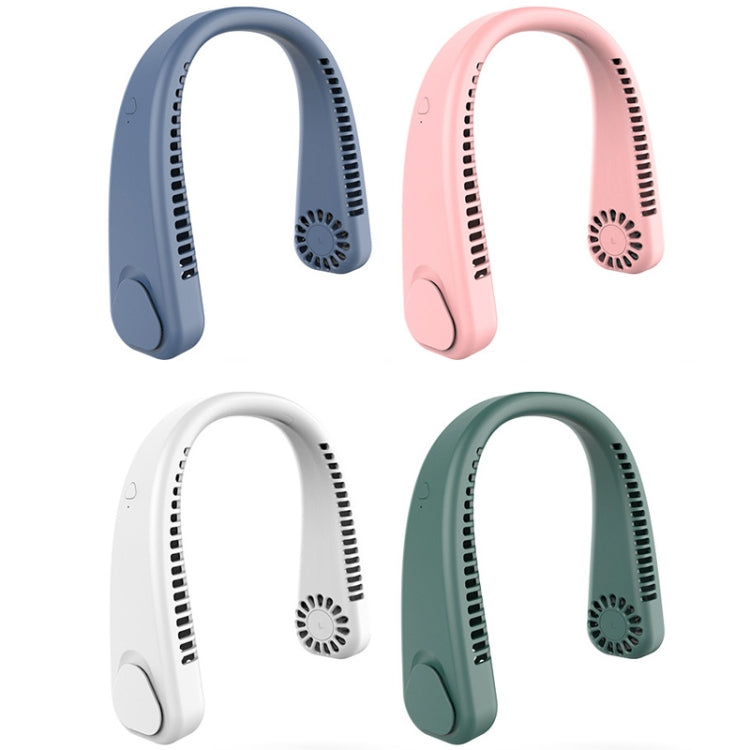 F2 USB Outdoor tragbarer Halsventilator, Weiß, Pink, Blau, Grün