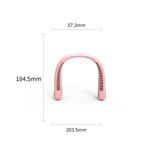 F2 USB Outdoor tragbarer Halsventilator, Weiß, Pink, Blau, Grün