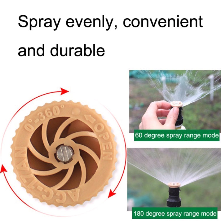 Internal Thread Sprinkler Green Lawn Sprinkler Irrigation 4 Points Adjustable Scattering Sprinkler, Internal Thread Sprinkler, External Thread Sprinkler, Sprinkler + Ground Plug, Sprinkler + Ground Plug + Quick Connect