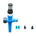 Internal Thread Sprinkler Green Lawn Sprinkler Irrigation 4 Points Adjustable Scattering Sprinkler, Internal Thread Sprinkler, External Thread Sprinkler, Sprinkler + Ground Plug, Sprinkler + Ground Plug + Quick Connect