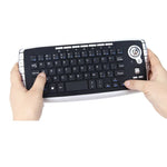 MY-10 2,4 GHz 78 Tasten 1200 DPI Mini-Funk-Trackball-Tastatur und kabelloses Maus-Set