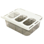 Haushalts-Kleiderschrank-Schubladen-Aufbewahrungsbox für Unterwäsche und Socken, mit Unterteilung (Transparent Grau), ohne Unterteilung (Transparent Grau), mit Unterteilung (Transparent), ohne Unterteilung (Transparent)