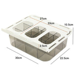 Haushalts-Kleiderschrank-Schubladen-Aufbewahrungsbox für Unterwäsche und Socken, mit Unterteilung (Transparent Grau), ohne Unterteilung (Transparent Grau), mit Unterteilung (Transparent), ohne Unterteilung (Transparent)
