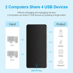 USB 2.0 Multifunktionaler 2-in-4-out HUB