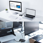 USB 2.0 Multifunktionaler 2-in-4-out HUB