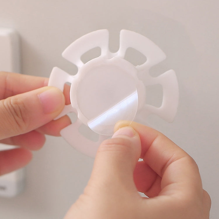 6 Stück Netzkabel Datenkabel Aufroller Spurloser Paste Haken Kabel Organizer