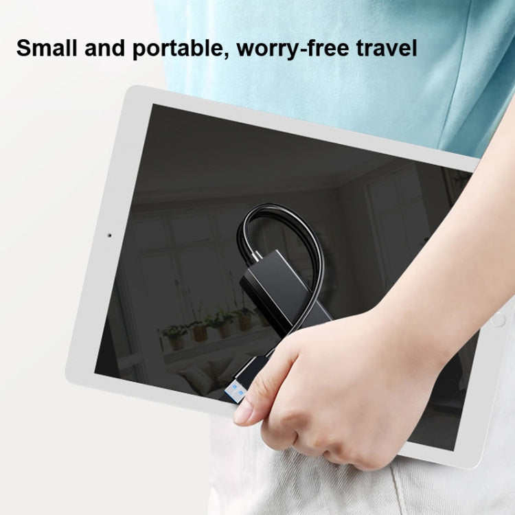 4 x USB 2.0 Ports HUB Konverter, Kabellänge: 15cm, Stil: Ohne Leuchtleiste, Mit Leuchtleiste Schwarz, Mit Leuchtleiste Weiß