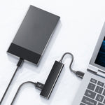 4 x USB 2.0 Ports HUB Konverter, Kabellänge: 15cm, Stil: Ohne Leuchtleiste, Mit Leuchtleiste Schwarz, Mit Leuchtleiste Weiß